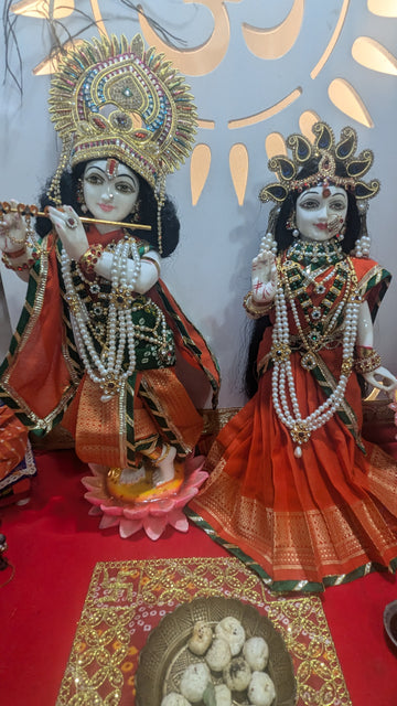 Beautiful white dress special for holi and navratra